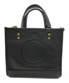 COACHコーチ）の古着「デンプシー トート 22 ウィズ コーチ パッチ」｜ブラック