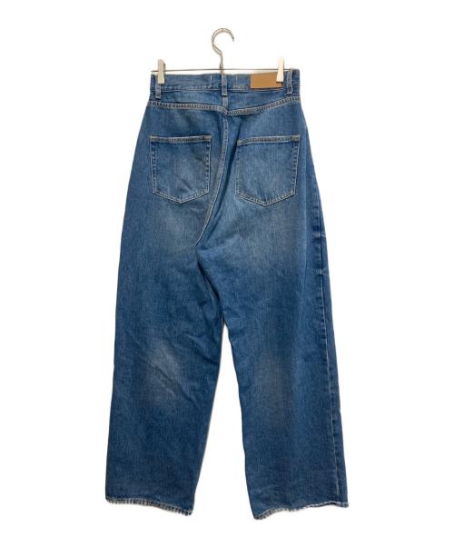 Curensology（カレンソロジー）Curensology (カレンソロジー) WIDE LOOSE デニムパンツ インディゴ サイズ:38の古着・服飾アイテム