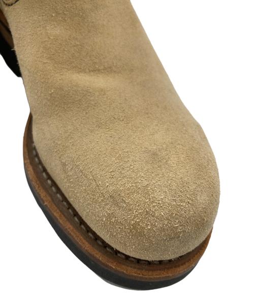 RED WING（レッドウィング）RED WING (レッドウィング) ショートスエードエンジニアブーツ ベージュ サイズ:23.5cmの古着・服飾アイテム