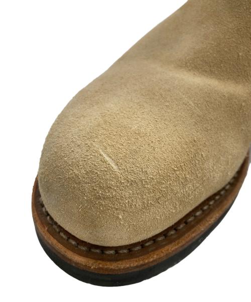 RED WING（レッドウィング）RED WING (レッドウィング) ショートスエードエンジニアブーツ ベージュ サイズ:23.5cmの古着・服飾アイテム