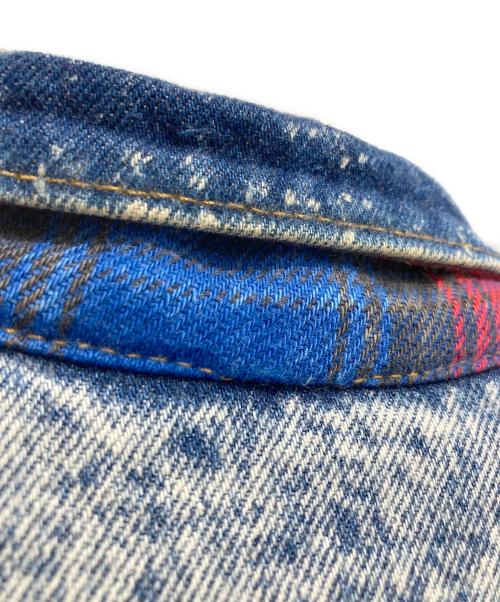 LEVI'S（リーバイス）LEVI'S (リーバイス) ネル付デニムジャケット スカイブルー サイズ:Lの古着・服飾アイテム