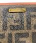 中古・古着 FENDI (フェンディ) ズッカ長財布 ブラウン×ピンク サイズ:不明：6000円
