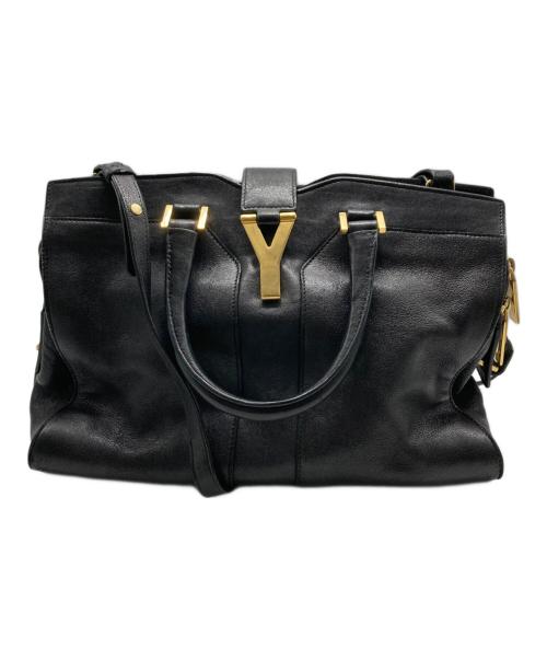 Yves Saint Laurent（イヴサンローラン）Yves Saint Laurent (イヴサンローラン) 2WAYバッグ ブラックの古着・服飾アイテム