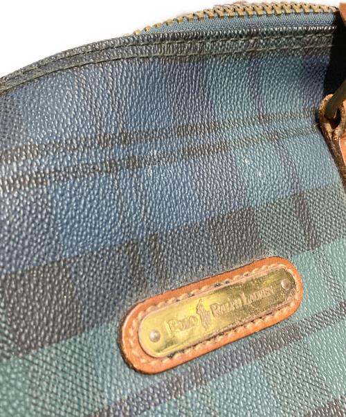 POLO RALPH LAUREN（ポロ・ラルフローレン）POLO RALPH LAUREN (ポロ・ラルフローレン) 2WAｙボストンバッグ グリーンの古着・服飾アイテム