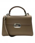 COACHコーチ）の古着「エライザ トップ ハンドル」｜ベージュ