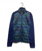 RLX RALPH LAURENアールエルエックスラルフローレン）の古着「迷彩柄切替ブルゾン」｜ネイビー