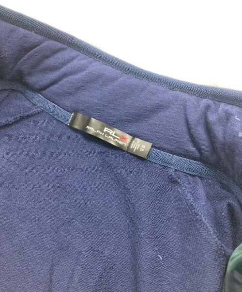 RLX RALPH LAUREN（アールエルエックスラルフローレン）RLX RALPH LAUREN (アールエルエックスラルフローレン) 迷彩柄切替ブルゾン ネイビー サイズ:XSの古着・服飾アイテム