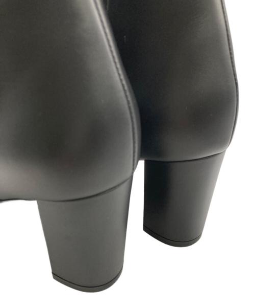 HERMES（エルメス）HERMES (エルメス) サンジェルマンショートブーツ ブラック サイズ:38 1/2(24.5～25㎝相当)の古着・服飾アイテム