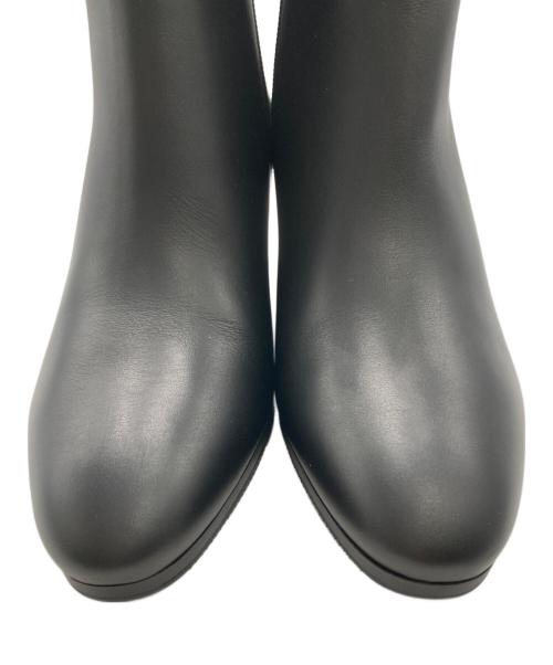 HERMES（エルメス）HERMES (エルメス) サンジェルマンショートブーツ ブラック サイズ:38 1/2(24.5～25㎝相当)の古着・服飾アイテム