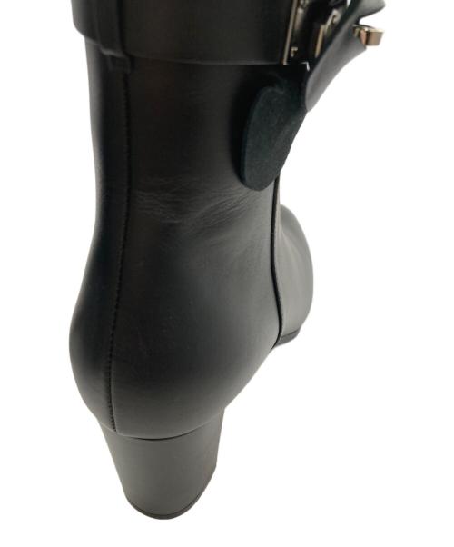 HERMES（エルメス）HERMES (エルメス) サンジェルマンショートブーツ ブラック サイズ:38 1/2(24.5～25㎝相当)の古着・服飾アイテム