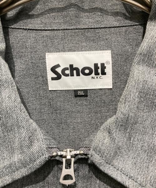 Schott（ショット）Schott (ショット) TC ワークジャケット グレー サイズ:2XLの古着・服飾アイテム