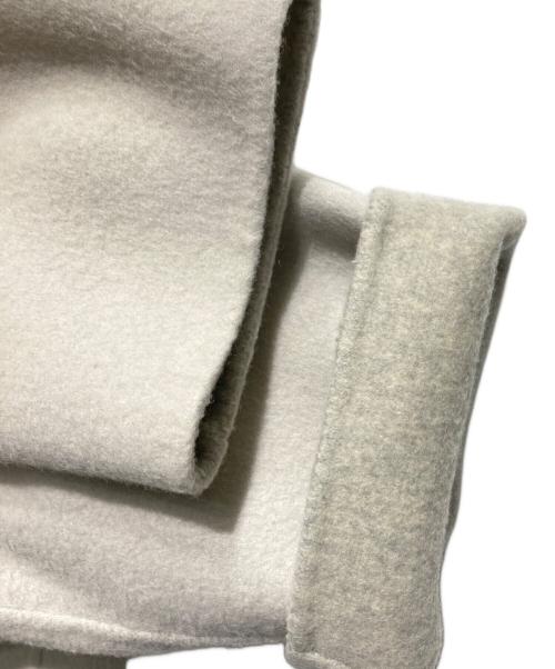 ADORE（アドーア）ADORE (アドーア) 2TONEリバーノーカラーコート グレー サイズ:38の古着・服飾アイテム