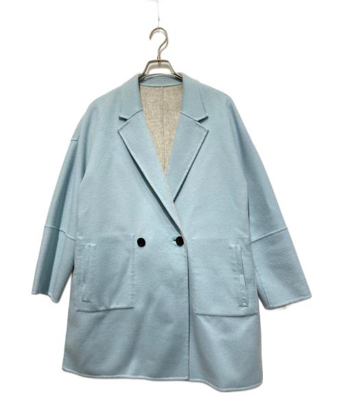 ADORE（アドーア）ADORE (アドーア) 2TONEリバーIIジャケット スカイブルー×グレー サイズ:36の古着・服飾アイテム