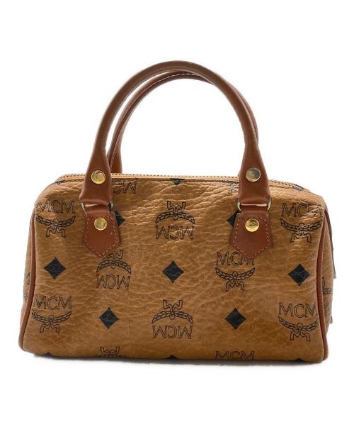 MCM（エムシーエム）MCM (エムシーエム) ミニボストンバッグ ベージュの古着・服飾アイテム