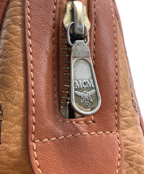 MCM（エムシーエム）MCM (エムシーエム) ミニボストンバッグ ベージュの古着・服飾アイテム