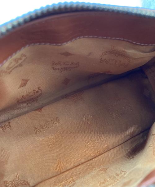 MCM（エムシーエム）MCM (エムシーエム) ミニボストンバッグ ベージュの古着・服飾アイテム