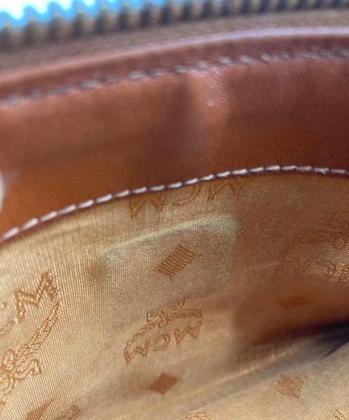 MCM（エムシーエム）MCM (エムシーエム) ミニボストンバッグ ベージュの古着・服飾アイテム