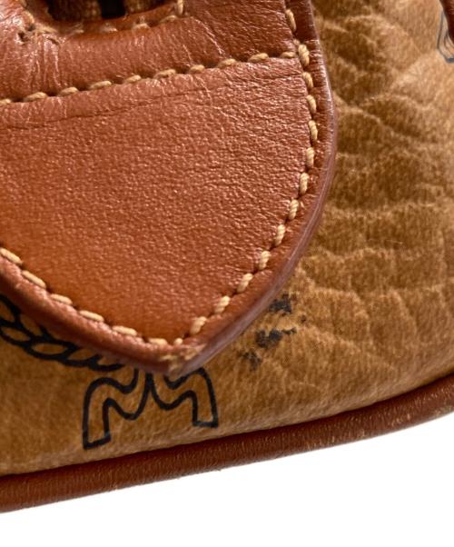 MCM（エムシーエム）MCM (エムシーエム) ミニボストンバッグ ベージュの古着・服飾アイテム