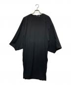 ENFOLDエンフォルド）の古着「Eダブルクロス2WAYワンピース」｜ブラック