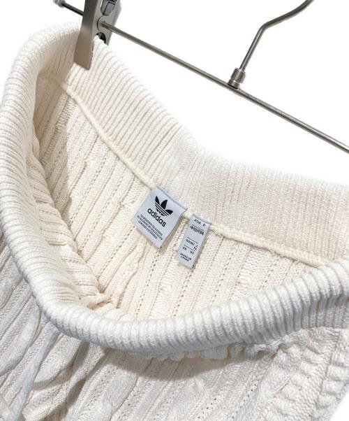 adidas（アディダス）adidas (アディダス) KNITTED 70S JOGGER/ニットパンツ/ワイドパンツ ベージュ サイズ:XLの古着・服飾アイテム