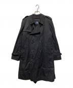 BURBERRY LONDONバーバリーロンドン）の古着「ライナー付裏地チェックトレンチコート」｜ブラック