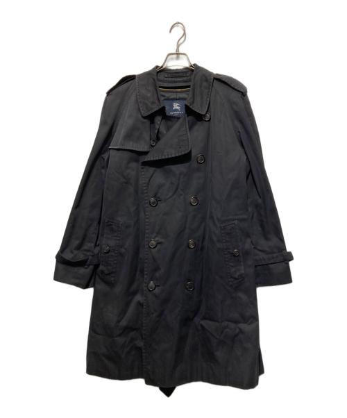 BURBERRY LONDON（バーバリーロンドン）BURBERRY LONDON (バーバリーロンドン) ライナー付裏地チェックトレンチコート ブラック サイズ:Lの古着・服飾アイテム