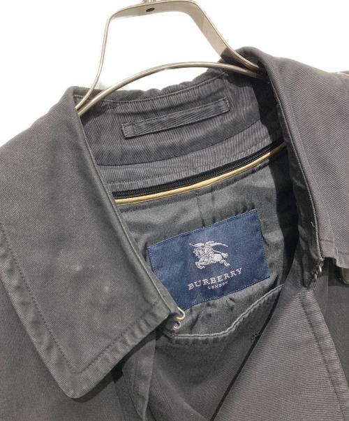 BURBERRY LONDON（バーバリーロンドン）BURBERRY LONDON (バーバリーロンドン) ライナー付裏地チェックトレンチコート ブラック サイズ:Lの古着・服飾アイテム