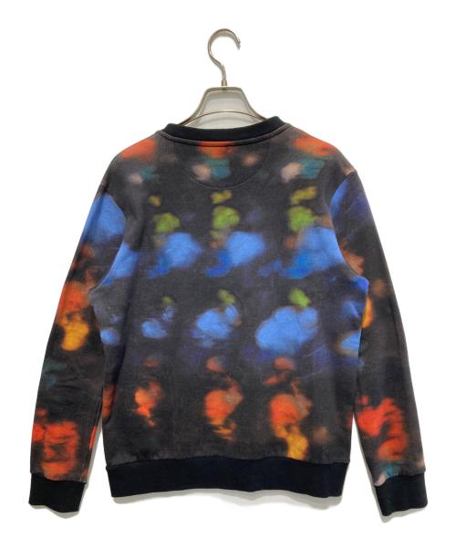PAUL SMITH（ポールスミス）Paul Smith (ポールスミス) Ink Spill総柄スウェット ブラック サイズ:Mの古着・服飾アイテム