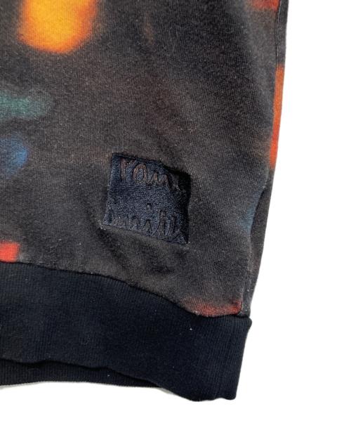 PAUL SMITH（ポールスミス）Paul Smith (ポールスミス) Ink Spill総柄スウェット ブラック サイズ:Mの古着・服飾アイテム