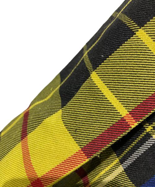 COMME des GARCONS（コムデギャルソン）COMME des GARCONS (コムデギャルソン) チェックスカート イエロー サイズ:Sの古着・服飾アイテム