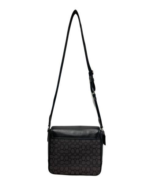 COACH（コーチ）COACH (コーチ) スプリント マップ バッグ 25・シグネチャー ジャカード ブラックの古着・服飾アイテム