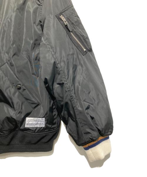 studio seven（スタジオセブン）STUDIO SEVEN (スタジオセブン) Knit Rib MA-1 Jacket ブラック サイズ:Free 未使用品の古着・服飾アイテム