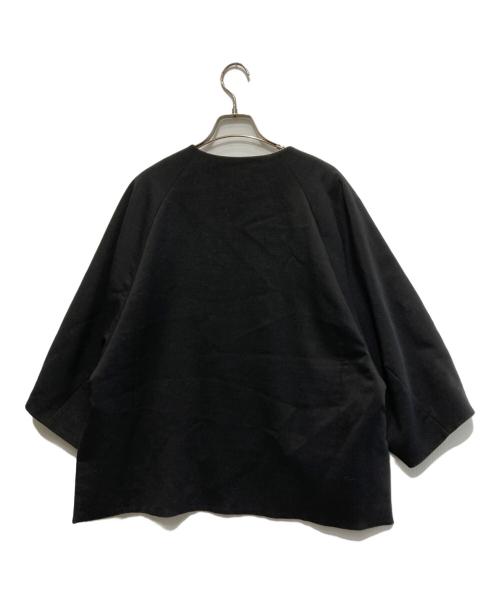 ADORE（アドーア）ADORE (アドーア) ノーカラージャケット ブラック サイズ:38の古着・服飾アイテム