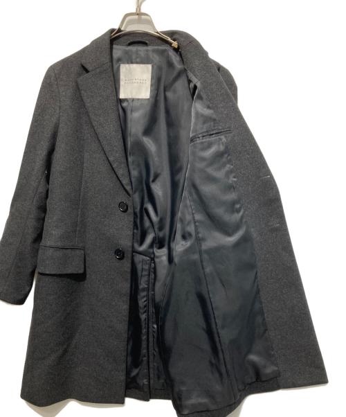 MACKINTOSH PHILOSOPHY（マッキントッシュ フィロソフィー）MACKINTOSH PHILOSOPHY (マッキントッシュ フィロソフィー) チェスターコート/ウールコート ブラック サイズ:36の古着・服飾アイテム