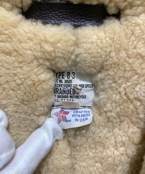 Orchard M/C（オーチャード）Orchard M/C (オーチャード) TYPEB-3フライトジャケット ブラウン サイズ:36の古着・服飾アイテム