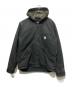 CarHartt（カーハート）の古着「Relaxed Fit Washed Duck Sherpa Lined Jacket/ダックジャケット」｜ブラック
