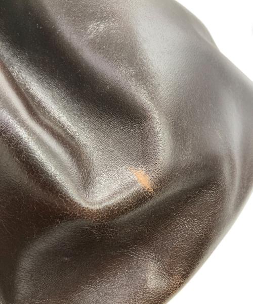 Salvatore Ferragamo（サルヴァトーレ フェラガモ）Salvatore Ferragamo (サルヴァトーレ フェラガモ) 巾着型 ショルダーバッグ ブラウンの古着・服飾アイテム