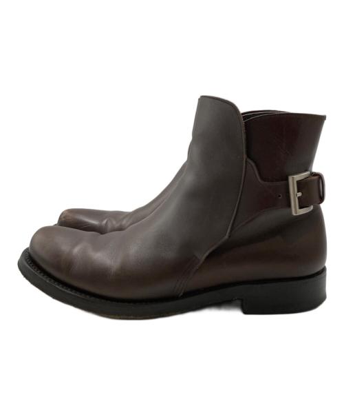 PRADA（プラダ）PRADA (プラダ) レザーブーツ ブラウン サイズ:6の古着・服飾アイテム