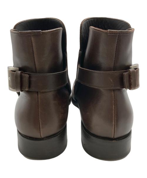 PRADA（プラダ）PRADA (プラダ) レザーブーツ ブラウン サイズ:6の古着・服飾アイテム