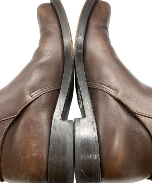 PRADA（プラダ）PRADA (プラダ) レザーブーツ ブラウン サイズ:6の古着・服飾アイテム