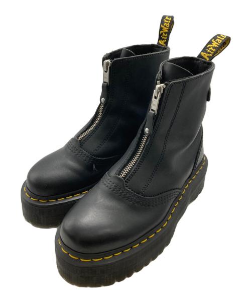 Dr.Martens（ドクターマーチン）Dr.Martens (ドクターマーチン) JETTA厚底フロントジップブーツ ブラック サイズ:23㎝の古着・服飾アイテム