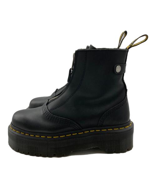Dr.Martens（ドクターマーチン）Dr.Martens (ドクターマーチン) JETTA厚底フロントジップブーツ ブラック サイズ:23㎝の古着・服飾アイテム