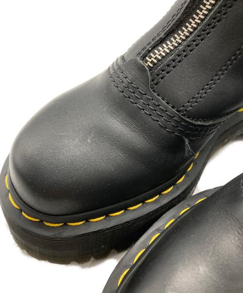 Dr.Martens（ドクターマーチン）Dr.Martens (ドクターマーチン) JETTA厚底フロントジップブーツ ブラック サイズ:23㎝の古着・服飾アイテム