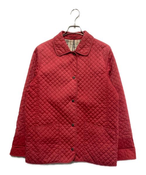 BURBERRY（バーバリー）BURBERRY (バーバリー) キルティングジャケット レッド サイズ:11の古着・服飾アイテム