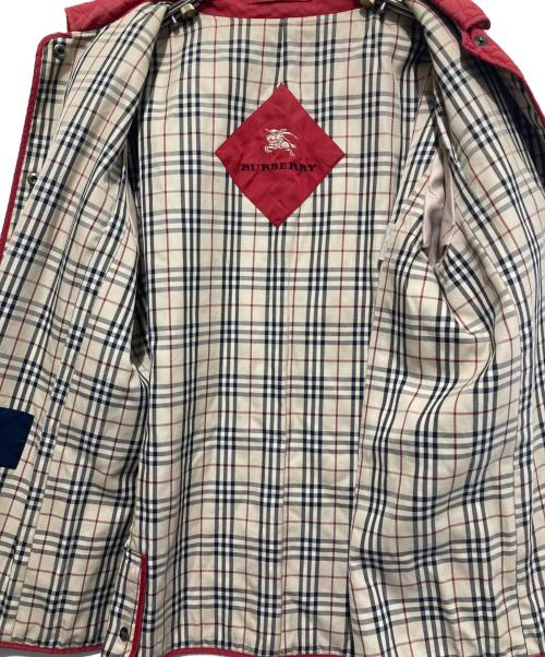 BURBERRY（バーバリー）BURBERRY (バーバリー) キルティングジャケット レッド サイズ:11の古着・服飾アイテム