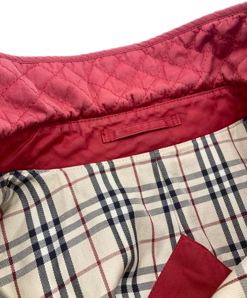 BURBERRY（バーバリー）BURBERRY (バーバリー) キルティングジャケット レッド サイズ:11の古着・服飾アイテム