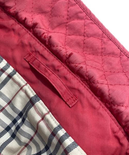 BURBERRY（バーバリー）BURBERRY (バーバリー) キルティングジャケット レッド サイズ:11の古着・服飾アイテム