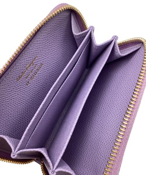 Salvatore Ferragamo（サルヴァトーレ フェラガモ）Salvatore Ferragamo (サルヴァトーレ フェラガモ) リボンレザーコインケース パープルの古着・服飾アイテム
