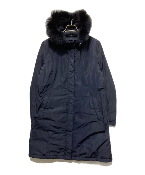 UNTITLED（アンタイトル）UNTITLED (アンタイトル) ホワイトダックダウンコート ブラック サイズ:38の古着・服飾アイテム