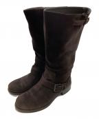 BOTTEGA VENETAボッテガベネタ）の古着「スウェードロングブーツ」｜ブラウン